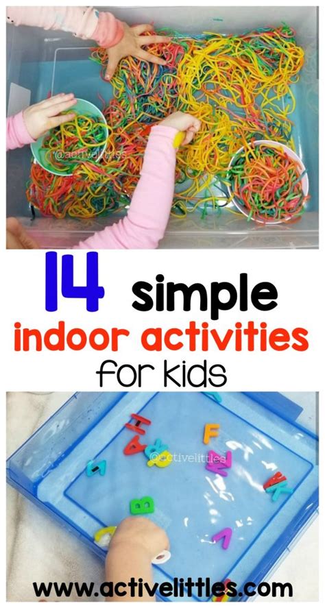 14 Simple Indoor Activites For Kids