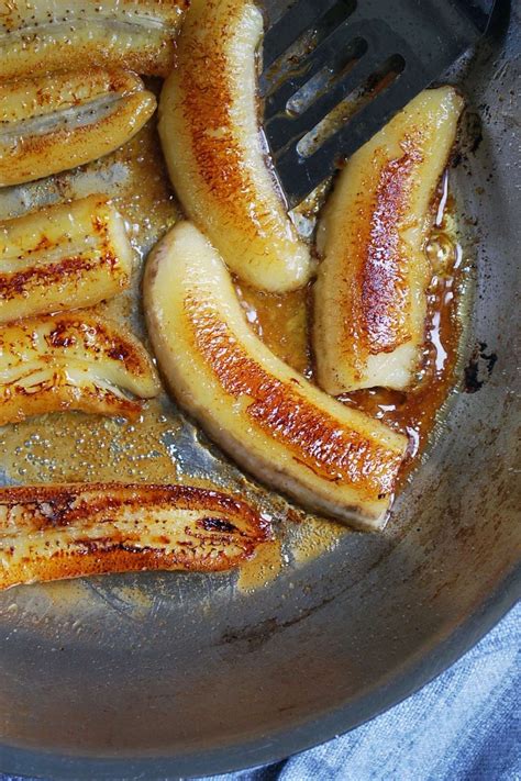 Easy Caramelized Bananas with Maple Syrup- Amee's Savory Dish