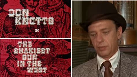 Don Knotts | Barbara Rhoades The Shakiest Gun In The West (1968) | Comed... : r/oldmovies