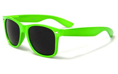 Vintage Wayfarer Sunglasses in Assorted Neon Colors – Bewild