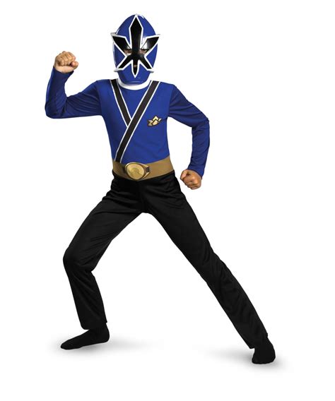 Samurai Blue Ranger Kids Costume - Boys Costumes