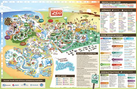 Printable Columbus Zoo Map | Ruby Printable Map