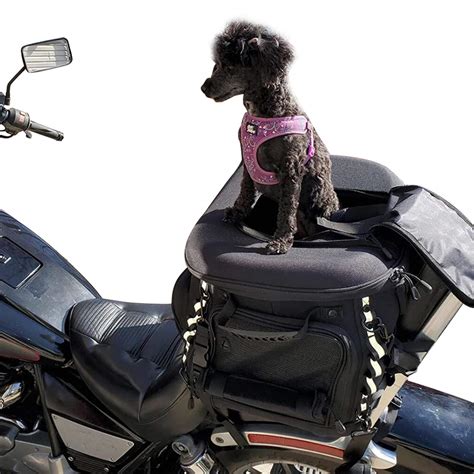 Buy FHV Motorcycle Dog Carrier,Dog Travel Carrier,20LBS Small Midium Pet Carrier for Luggage ...