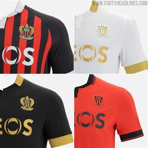 OGC Nice 21-22 Home, Away, Third & Fourth Kits Released - Footy Headlines