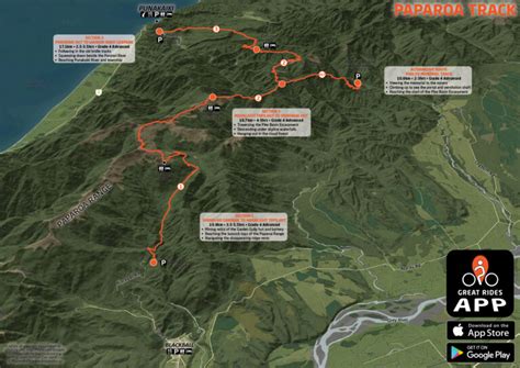 Paparoa Track Profile - Map, Elevation & Distances - Paparoa Shuttles