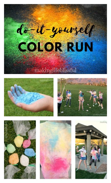 DIY Color Run for Youth Groups and Parties | Making Life Blissful