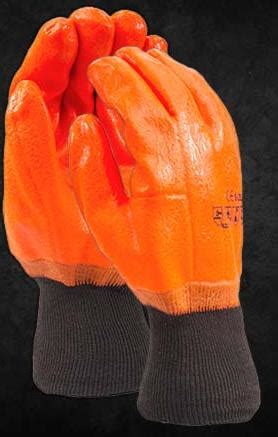 Hand Protection: Knitted Wrist Freezer Gloves