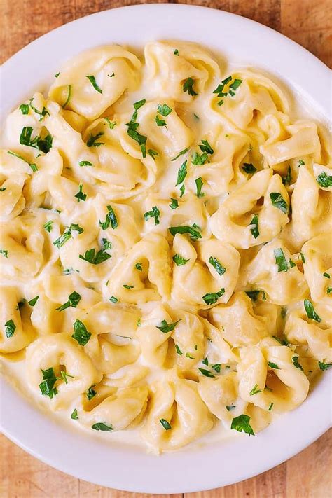 Creamy Asiago Cheese Tortellini - Julia's Album