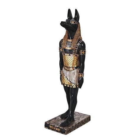 Jackal-God Egyptian Anubis Statue - NE23263 - Design Toscano