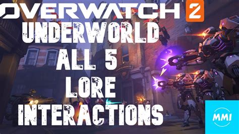 OVERWATCH 2 INVASION: ALL 5 LORE INTERACTIONS - UNDERWORLD - YouTube