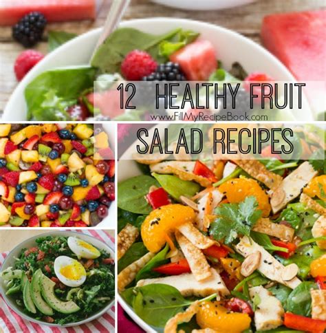 12 Healthy Fruit Salad Recipes - Fill My Recipe Book