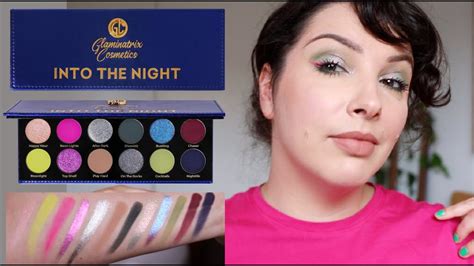 Glaminatrix Cosmetics Into The Night palette review & swatches - YouTube