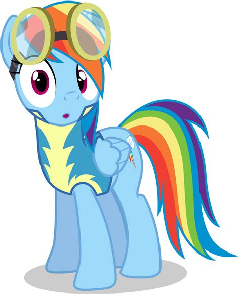 Wonderbolt Cadet Shocked - Rainbow Dash by TomFraggle on DeviantArt