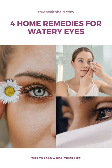 4 Home Remedies for Watery Eyes | Watery eyes, Watery eyes remedy, Remedies