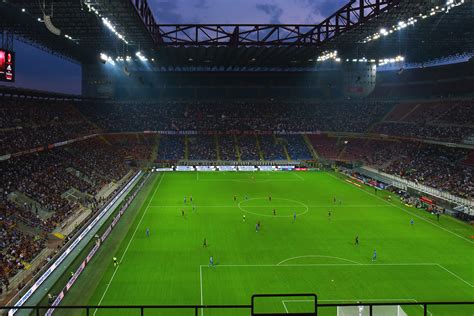 San Siro Stadium in Milan Royalty-Free Stock Photo