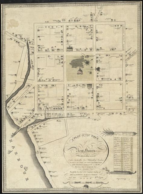 A plan of the town of New Haven - Norman B. Leventhal Map & Education Center