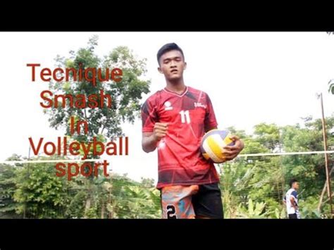 smash technique in volleyball sports - YouTube