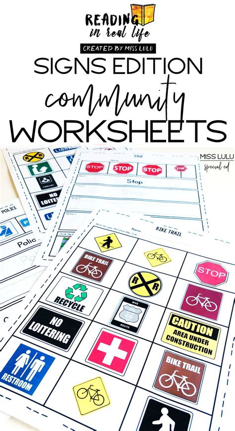 Printable Community Signs - Printable Word Searches