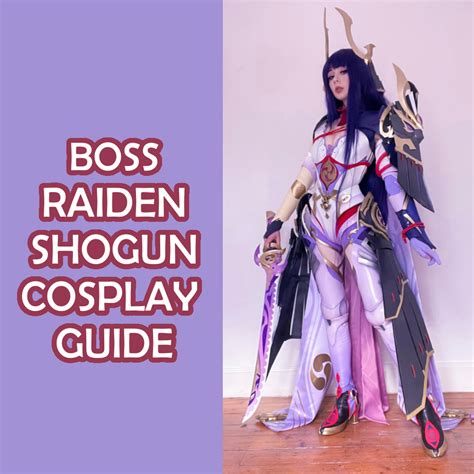 Boss Raiden Shogun Cosplay Guide · Anaelic · Online Store Powered by ...