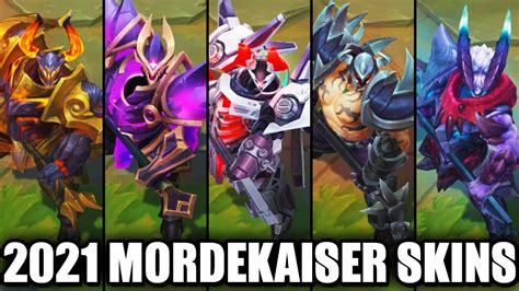 All Mordekaiser Skins Spotlight 2021 (League of Legends) - YouTube