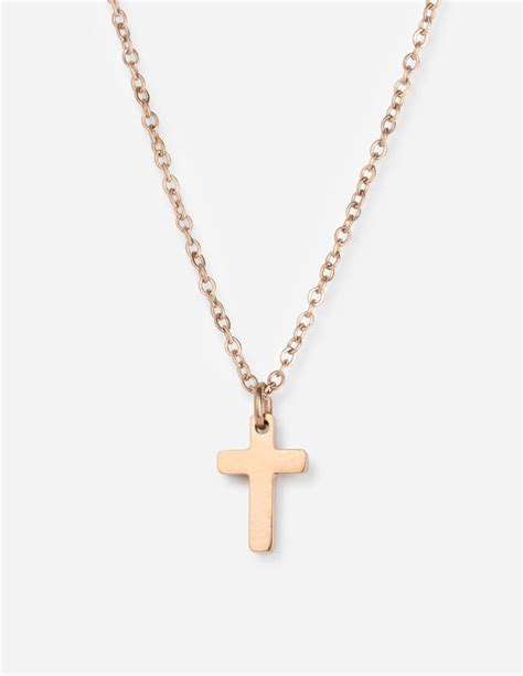 Rose Gold Cross Necklace | Christian Necklaces | Elevated Faith