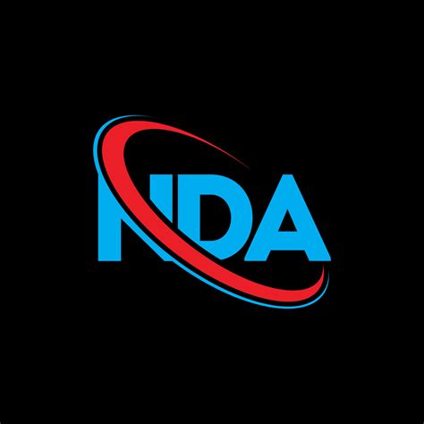 NDA logo. NDA letter. NDA letter logo design. Initials NDA logo linked ...