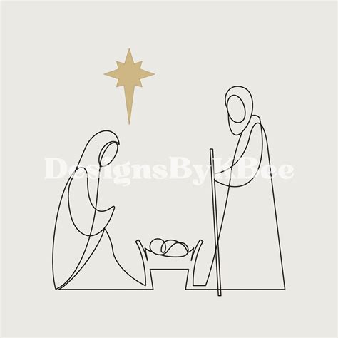 Christmas Manger, Christmas Crafts, Xmas, Doodle Drawings, Line Art ...