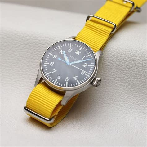 STOWA on Instagram: “STOWA Pilot watch in 36 mm case, summer version on ...