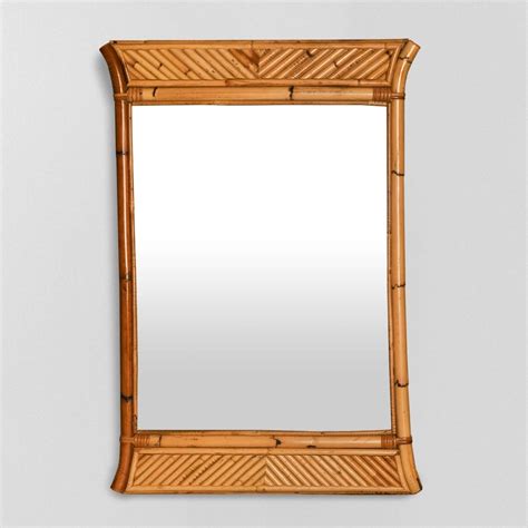 Mirror with bamboo frame, 1980 | #254779