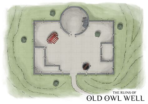 Old Owl Well Ruins Map by trwolfe13 on DeviantArt