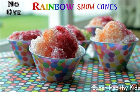 All Natural, No-Dye Healthy Snow Cones with real fruit and veggie juice ...