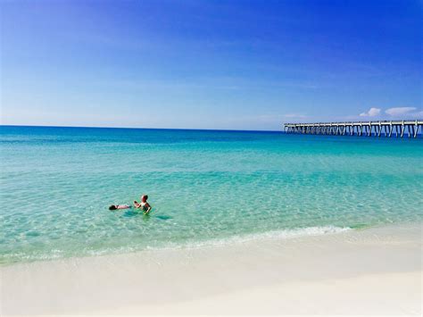 Snorkling in the Emerald Coast, Navarre beach, Gulf Coast, Florida ...