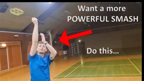 3 TIPS FOR A POWERFUL SMASH - Badminton Tutorial - YouTube