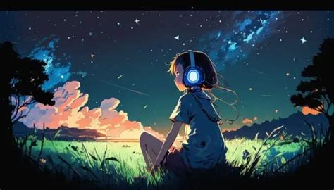 Lofi Music Anime Graphics Wallpapers - DiffusionArt.co | Anime, Trippy ...