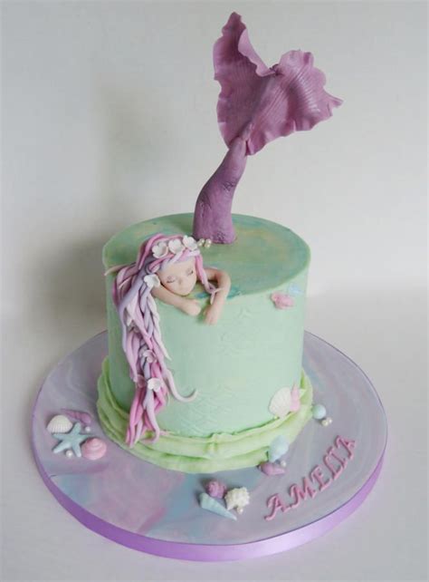 Mermaid under the sea cake | Sea cakes, Island cake, Cake