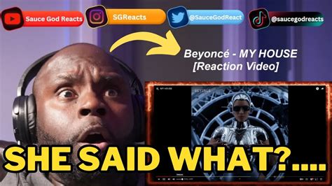 BEYONCÉ - MY HOUSE | REACTION - YouTube