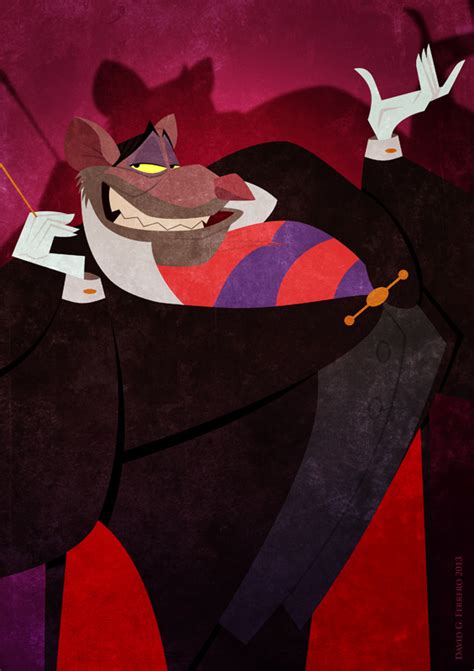 Professor Ratigan by DavidGFerrero on DeviantArt | Disney villains ...