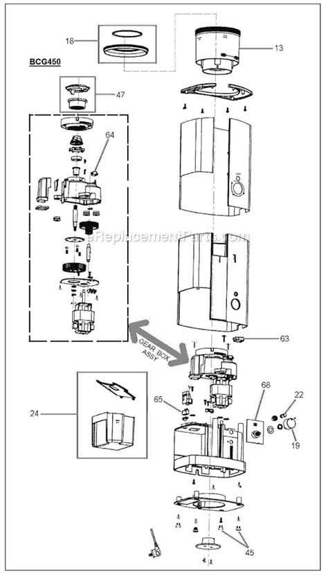 Breville Coffee Grinder Parts Diagram