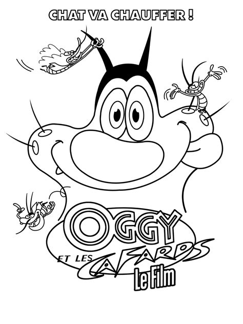 Oggy and the cockroaches free to color for children - Oggy And The Cockroaches Coloring Pages ...