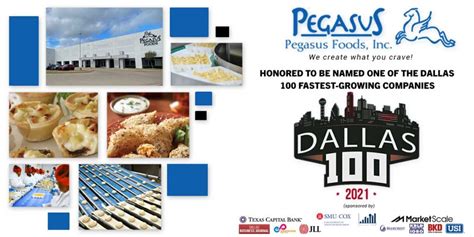 Pegasus Foods Joins Dallas 100 List of Fastest Growing Private ...