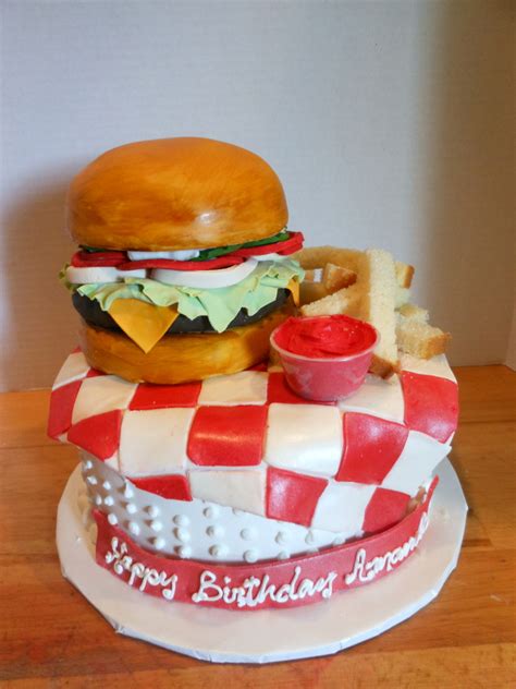 Burger And Fries - CakeCentral.com