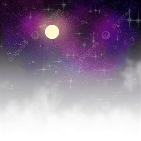 Purple Night Sky Stars Trees Silhouettes High Definit - vrogue.co