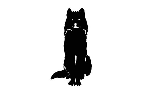 Sitting Wolf Silhouette Illustration Graphic by hijaudaun · Creative Fabrica