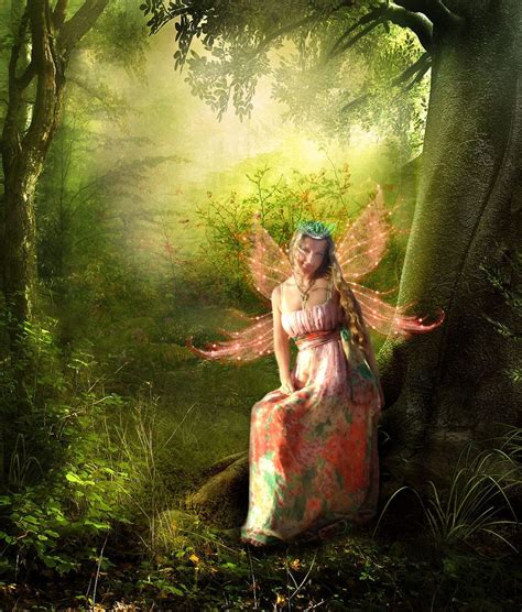 fairy in forest by saramira on deviantART | Forest fairy, Fantasy art ...