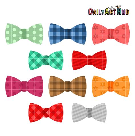 Bow Ties Clipart Set | ubicaciondepersonas.cdmx.gob.mx