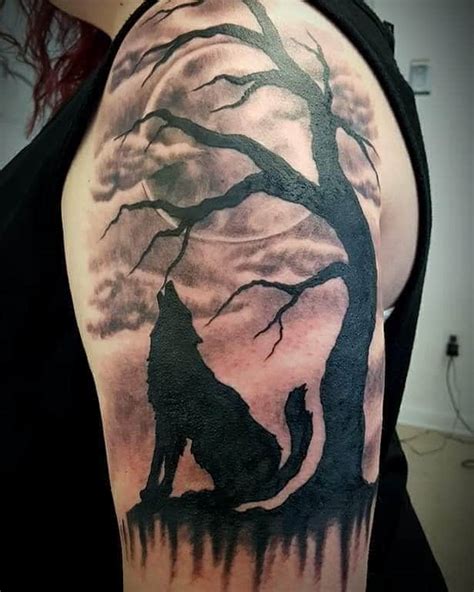 Top 71 Best Howling Wolf Tattoo Ideas - [2021 Inspiration Guide]