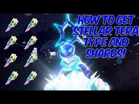 🌈HOW TO GET STELLAR TERA TYPE AND SHARDS! POKEMON SCARLET VIOLET INDIGO DISK! - YouTube