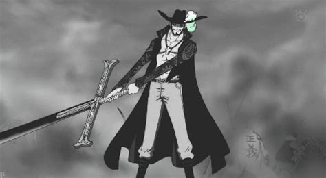 dracule mihawk shichibukai gif | WiffleGif