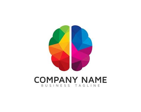 Premium Vector | Creative brain logo design