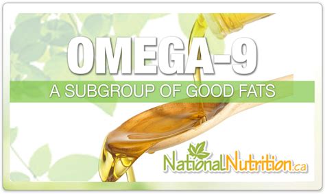 Omega 9 - National Nutrition Articles